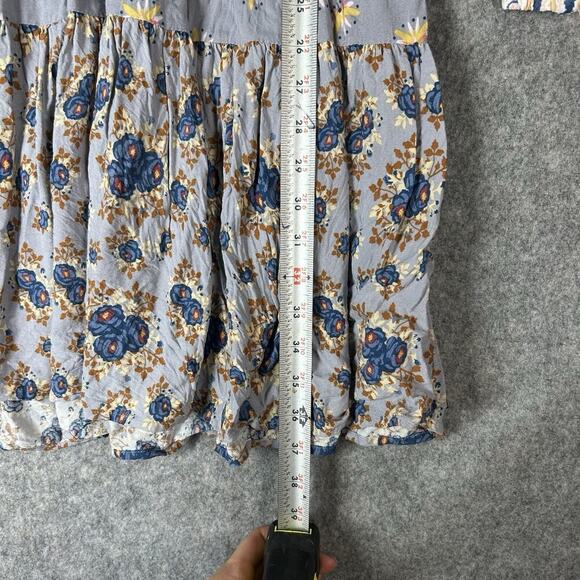 Matilda Jane Visionary Dress Women’s Medium Geo Floral Tiered Babydoll Boho - Picture 4 of 6